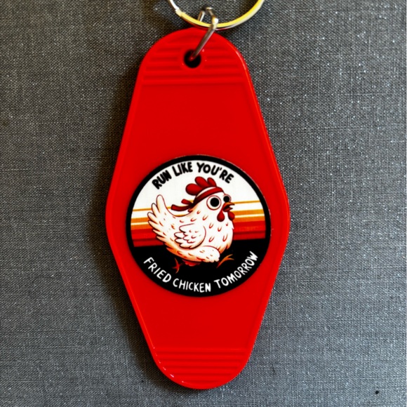Colorful Chicken-Themed Keychains - Picture 8 of 9